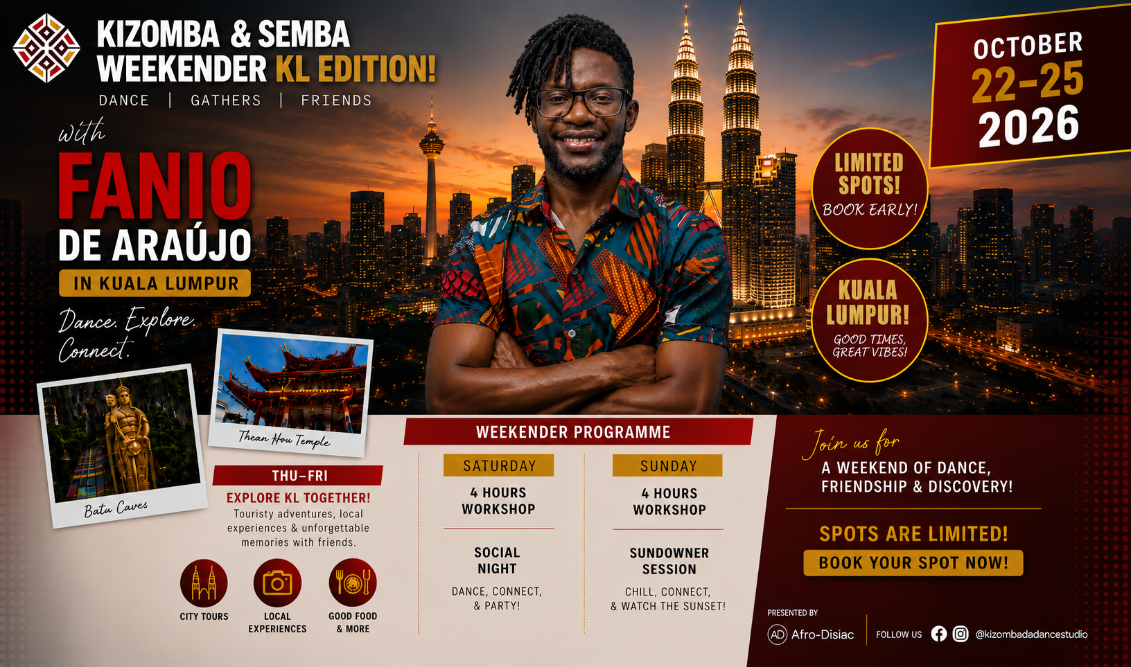 Kizombada Weekender in Kuala Lumpur with Fanio!